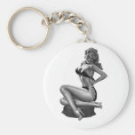 40's Pinup Beauty Keychains