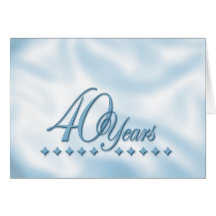 40th Anniversary Greeting Card