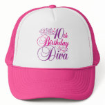 40th Birthday Diva hats