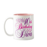 40th Birthday Diva Mug