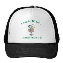 40th Birthday Gag Gift Hats