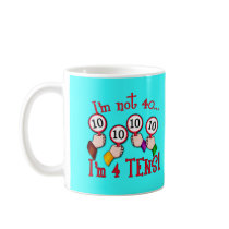 40th Birthday Humour T shirt Coffee Mugs