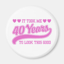 40th Birthday Magnets