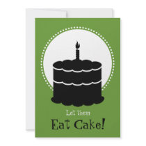 40th Birthday - Margarita vs Cake Invite