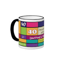 40th Birthday Mug