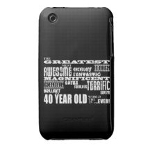 40th Birthday Party Greatest Forty Year Old iPhone 3 Case-Mate Cases