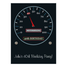40th Birthday Party Invitation