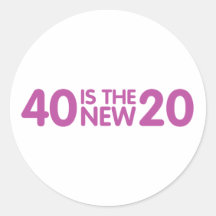 40th Birthday Sticker