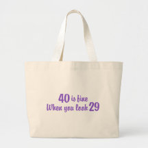 40th Birthday Tote Bag
