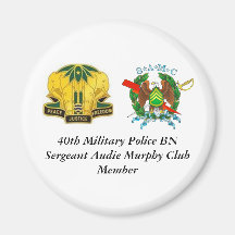 40th MP BN  Olmo, CREST[1], 40th Military Polic... Refrigerator Magnet