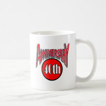 40th Wedding Anniversary Gifts Coffee Mugs