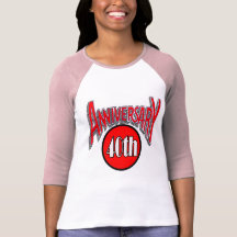 40th Wedding Anniversary Gifts T Shirts