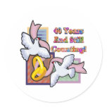 40th wedding anniversary gt stickers