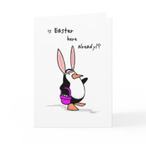 4147 Easter Bunny Ears Penguin, Humour