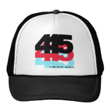 415 Area Code Mesh Hat