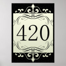 420 Area Code Poster