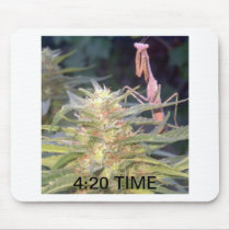 420 break time mousepad computer pad marijuana pot
