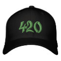 420 embroidered hats