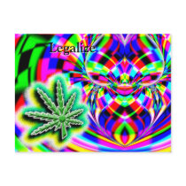 420 Leaf Postcard