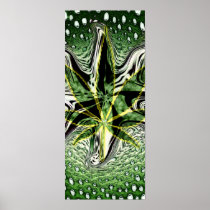 420 Liquid Art Poster