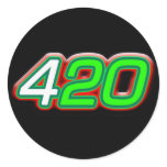 420 PM Smokey Lifestyles Logo Stickers