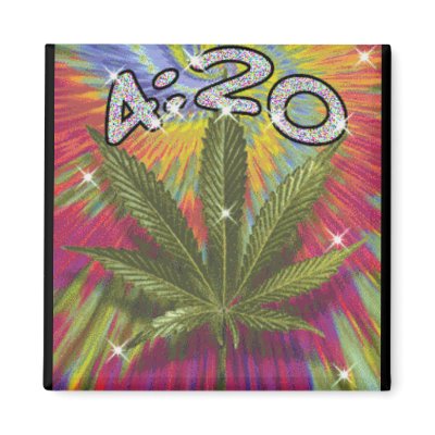 420 pot leaf magnet by tink_n_pink