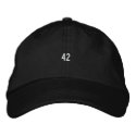 42 embroidered hats