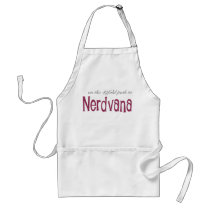 42 Fold Path To Nerdvana (Pink) Aprons