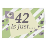 42nd birthday card