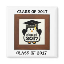 437939471v3_225x225_Front, CLASS OF 2017, CLASS... Fridge Magnet