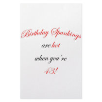 43 Birthday Spanking