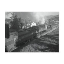 4456 Pulls the Daylight Through San Luis Obispo Postcard
