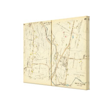 44-45 White Plains Stretched Canvas Print