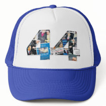 44: Obama Inauguration Newspaper Collage Hats