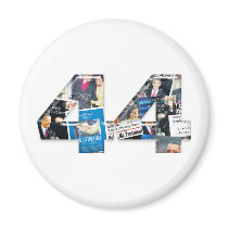 44: Obama Inauguration Newspaper Collage Refrigerator Magnets
