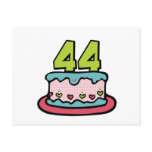 44 Year Old Birthday Cake Postcards