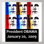 44TH PRESIDENT BARACK OBAMA POSTERS