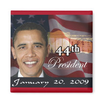 44th President Memorabilia Refrigerator Magnet
