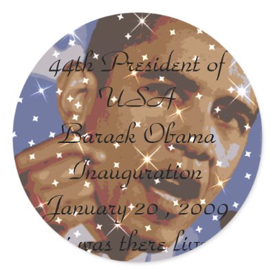44th President of USA Barack Obama i was there liv Stickers by AFRICANKOKO