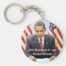 44th President of  usa Barack Obama Key Chains