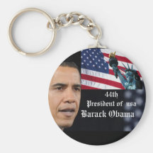 44th President of  usa, Barack Obama Key Chains