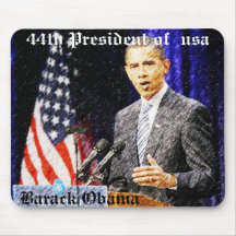 44th President of  usa, Barack Obama Mouse Pad