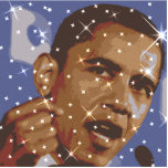 44th President of USA Barack Obama Acrylic Cut Out
