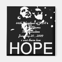 44th President of USA Refrigerator Magnet