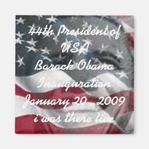 44th President of USA Refrigerator Magnet