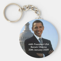 44th President USA 2009 Key Chain