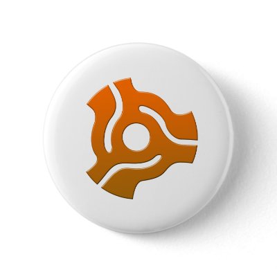 45 Adapter - Turntable Vinyl Record DJ Disc Jockey Button by HOTDJGEAR