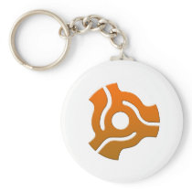 45 Adapter - Turntable Vinyl Record DJ Disc Jockey Key Chain