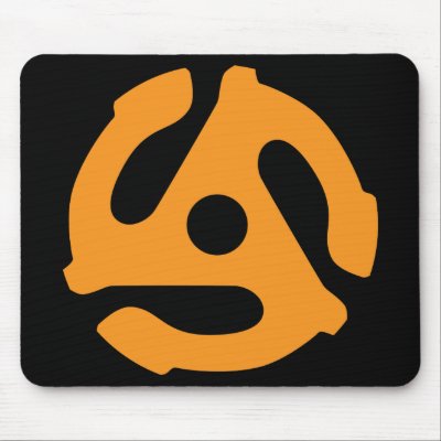 45 Adaptor Mouse Pad by rynobot