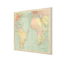 45 lines of communication, Atlantic Ocean Gallery Wrap Canvas